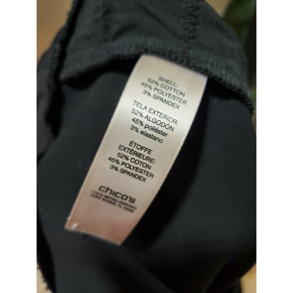 Fabulously Slimming Women Black Cotton & Polyester Mid Rise Straight Leg Pant 1 - Picture 8 of 9